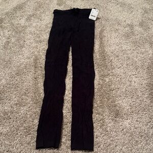 NWT -Free People intimates black tights with fishnet like design